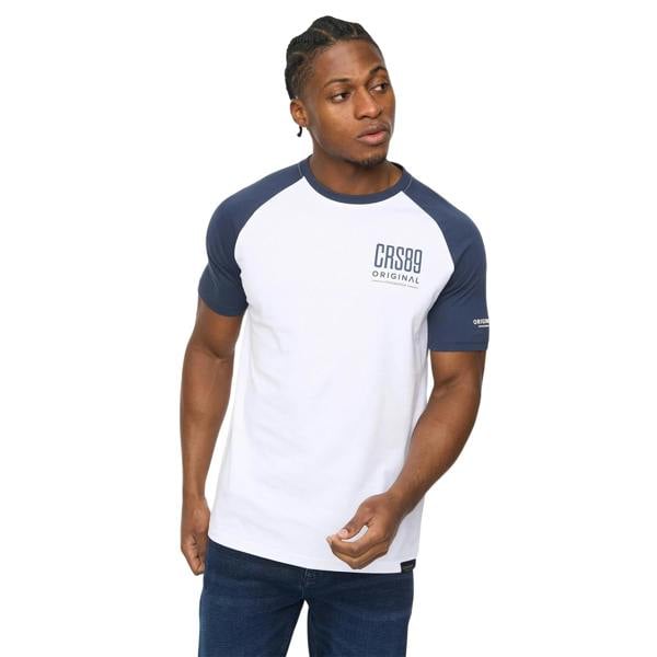 Crosshatch Mens Bretsby T-Shirt - Navy - 