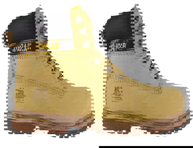 Caterpillar Holton Mens SB Safety Steel Toe Cap Lace Up Work Boots