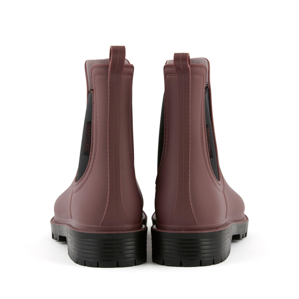 Regatta Womens Lady Harriett II Ankle Wellington Boots - Dark Cherry/Black