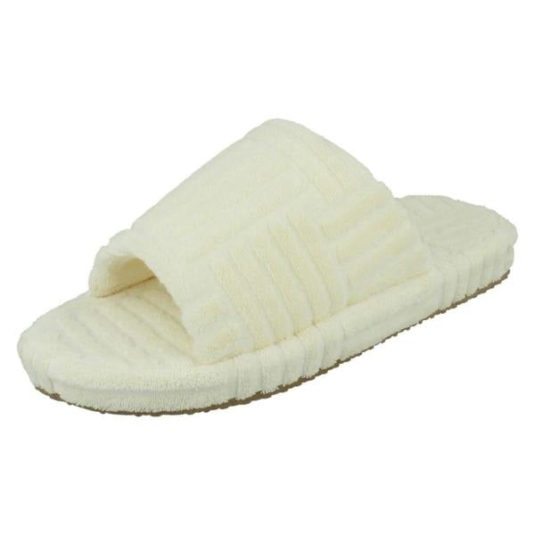 Spot On Ladies Spot On Towelling Slippers X2127