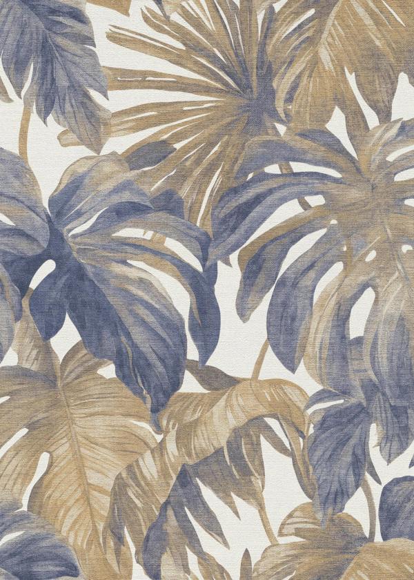 Erismann Misty Monstera Leaf Wallpaper