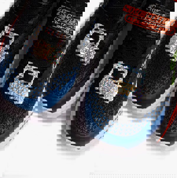 Skechers 400138L/BKBL FLEX-GLOW BOLT Boys Sport Black/Blue