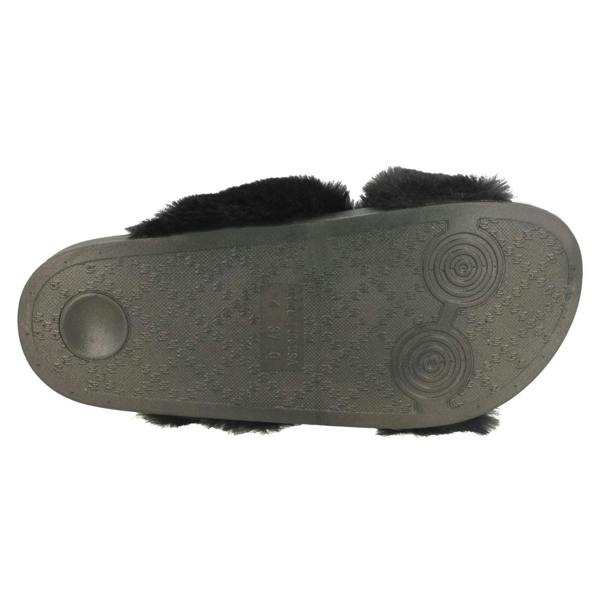 Spot On Ladies Spot On X Strap Fur Mules