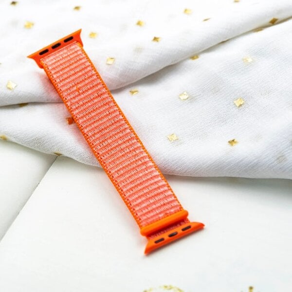The Colourful Aura Apple Iwatch Watch Colourful Nylon Strap Band For Series 7 6 5 4 3 2 & SE
