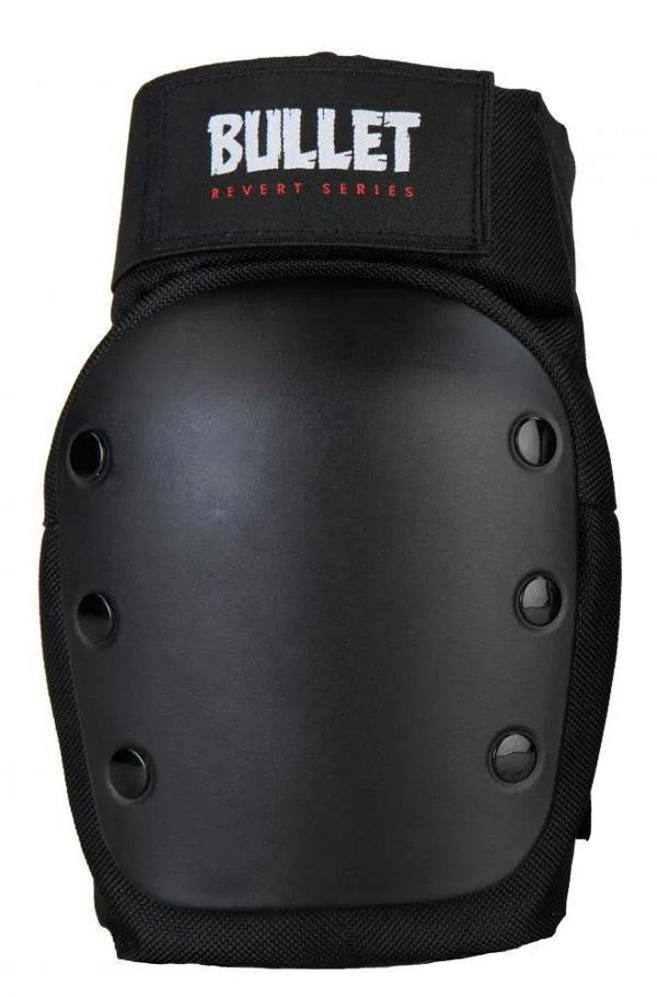 Bullet Pads Adult Junior Revert Knee Skate Pads Set Black