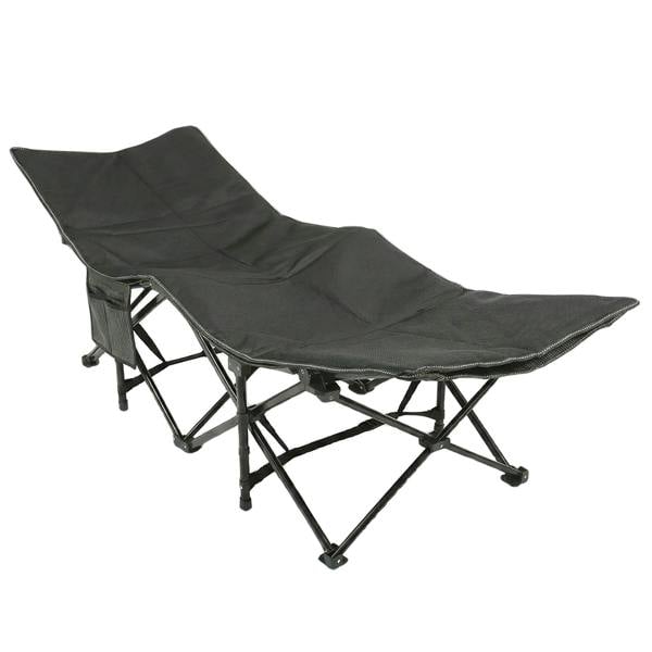 Levede Camping Cot Heavy Duty Travel Folding Camping Bed with Mattress Portable