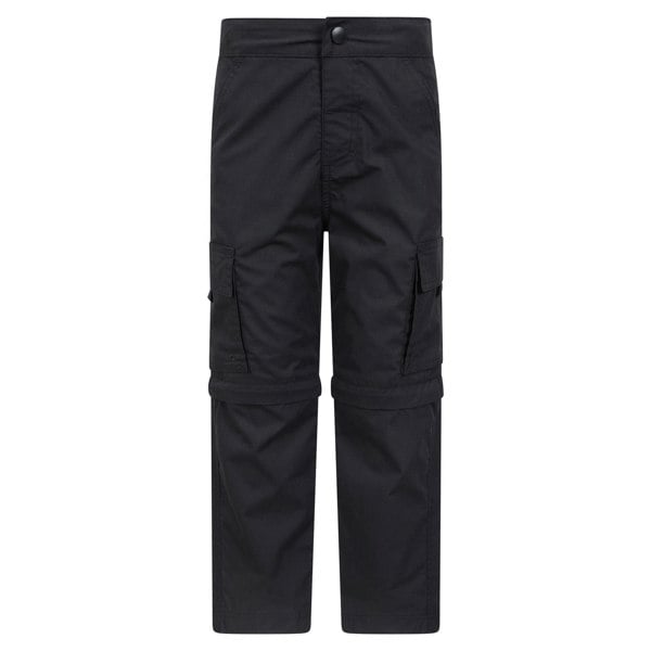 Mountain Warehouse Childrens/Kids Convertible Active Trousers - Black