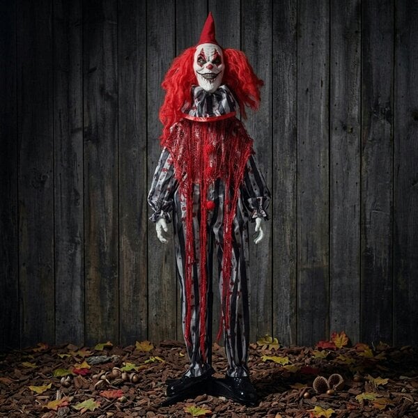 Garden Greatness Animated Life-Size Evil Clown Decoration