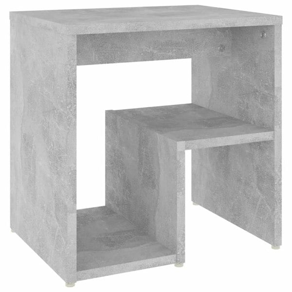 Berkfield Bed Cabinet Concrete Grey 40x30x40 cm Engineered Wood