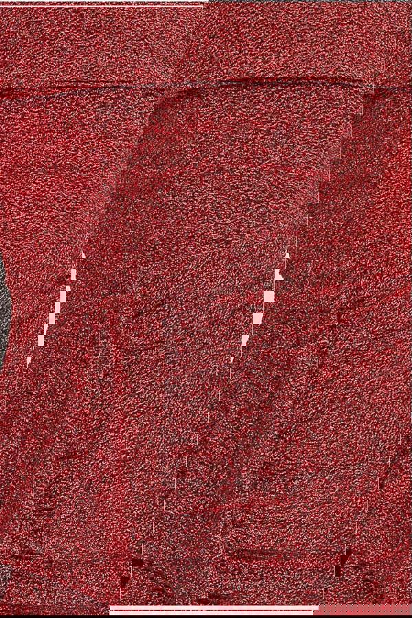 Sparkle Bardot Maxi With Waterfall Ruffle - Red DR3998