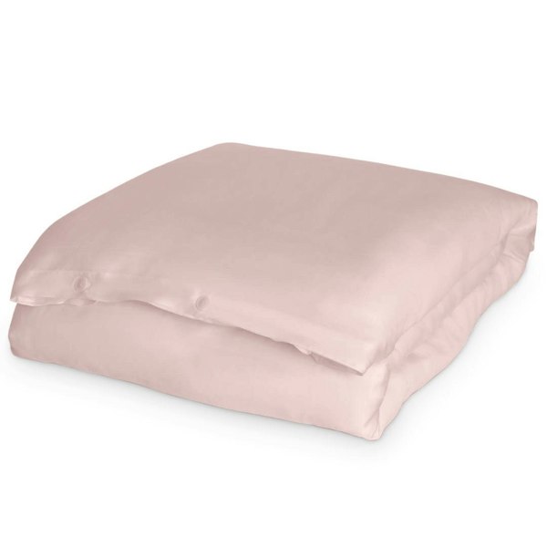 Ethical Bedding Duvet Cover in Rose (Eucalyptus Silk)