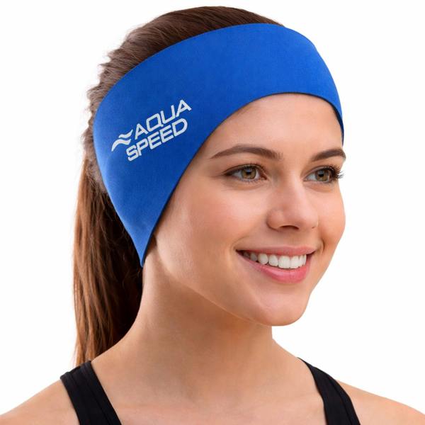 Aqua Speed Unisex Adult Swim Adjustable Headband | Quick Dry Neoprene Ear Coverage