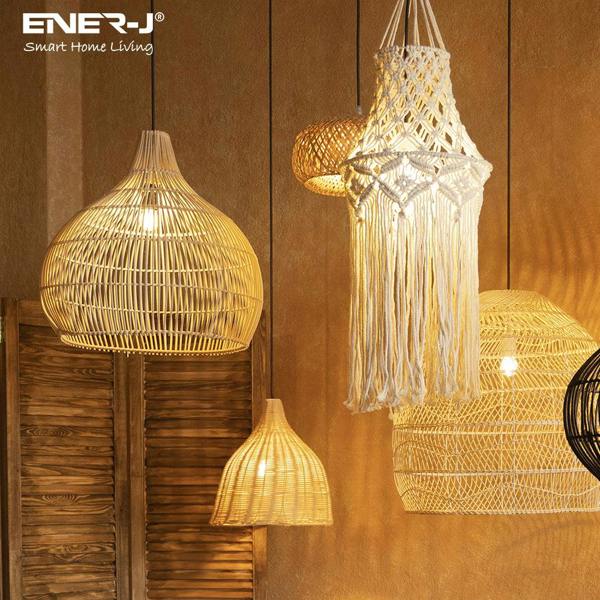 ENER-J Pack of 10 units, B22 LED Light Bulb, Golf Ball G45 Bulbs, 35W Incandescent Equivalent, 3W 320lm Bayonet Lightbulb - 3000K
