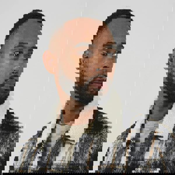 Brave Soul Black Brushed Check Jacket with Sherpa Collar - Black Image 4