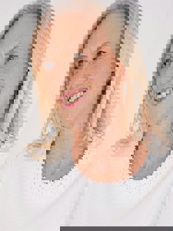 TIGI Lattice Neckline Detail Top