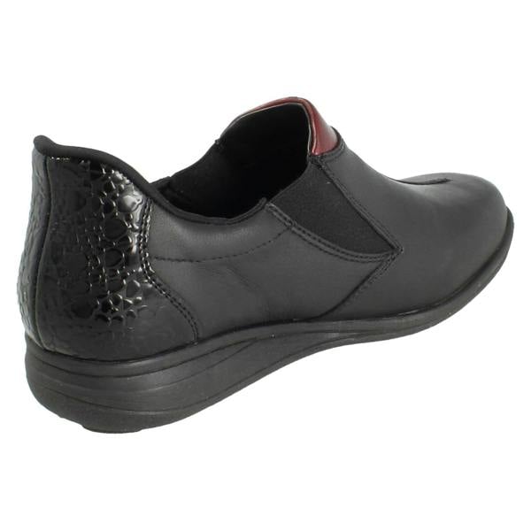 Rieker Ladies Rieker Tex Wide Fit Slip On Shoes 47253