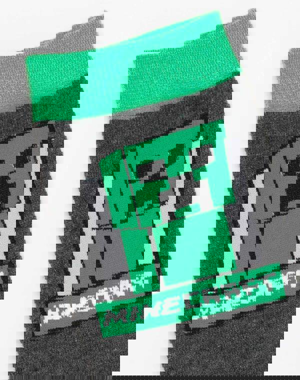 Minecraft Boys Green Creeper Graphic - Boxed Set Mug and Sock Gift Set (One Size)