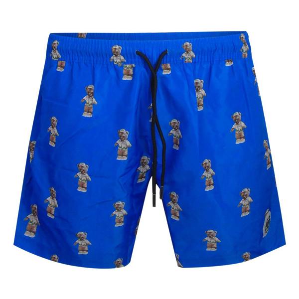 Philipp Plein Teddy Logo Medium Boardshort Dark Blue Swim Shorts L