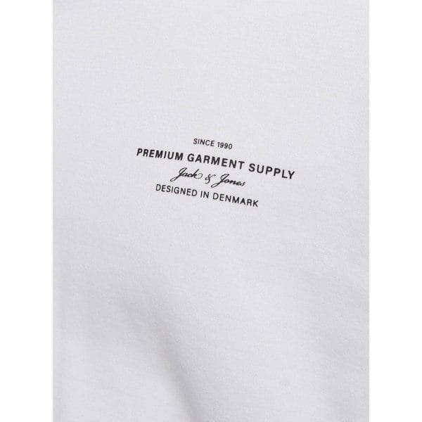 Jack & Jones Chad Branding Cotton Men's T-Shirt - White