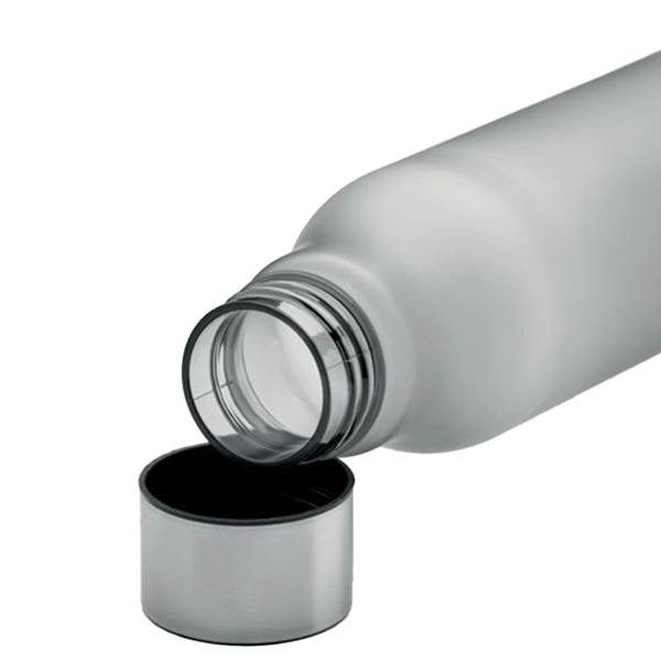MidOcean Glacier RPET 600ml Water Bottle - Transparent Grey - 
