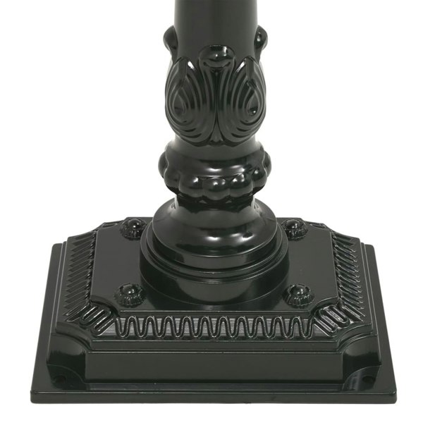 Berkfield Pedestal Letterbox Aluminium Vintage Style Rustproof Green
