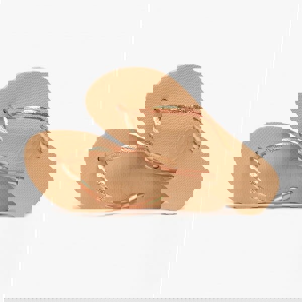 Havaianas HAV SLIM FLATFORM Womens Flip Flops Golden