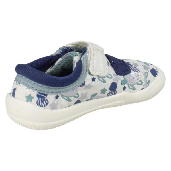 Clarks Boys Clarks Canvas Doodles Briley Fly T