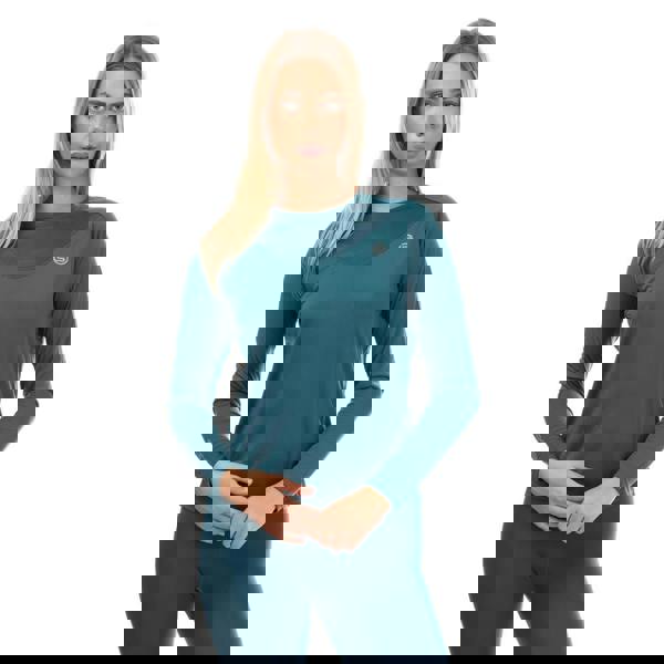 Skins Womens/Ladies Series-3 Long-Sleeved T-Shirt - Teal