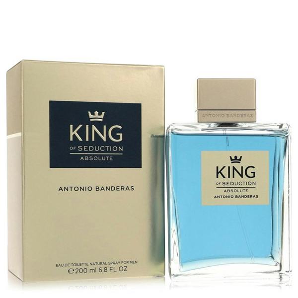 Antonio Banderas King of Seduction Absolute by Antonio Banderas Eau De Toilette Spray 6.7 oz for Men 200 ml