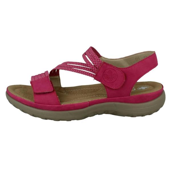Rieker Ladies Rieker Casual Hook and Loop Strap Sandals 64870