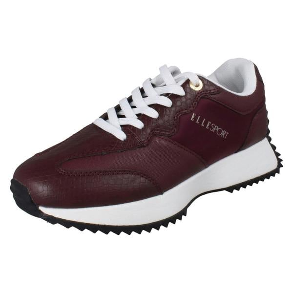 Elle Sport Ladies Elle Sport Comfy Casual Lace Up Trainers F7382
