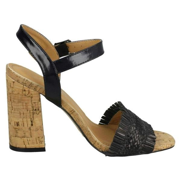 Spot On Ladies Spot On Chunky Heel Sandals