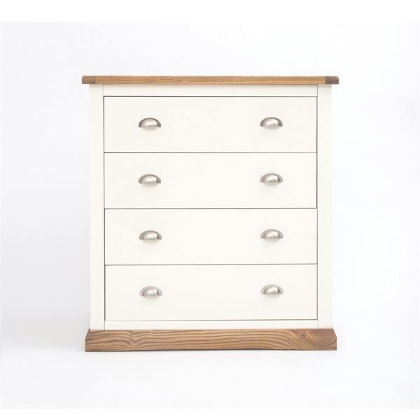 Tropea 4 Drawer Chest of Drawers Chrome Cup Handle