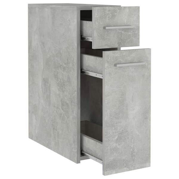 Berkfield Apothecary Cabinet Concrete Grey 20x45.5x60 cm Engineered Wood