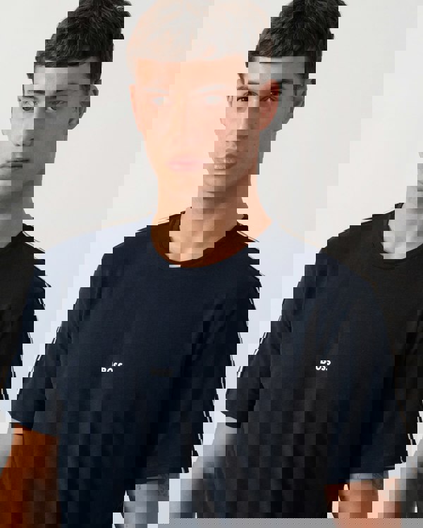 BOSS Orange Unique Mens Pyjama T-Shirt - Dark Blue 403