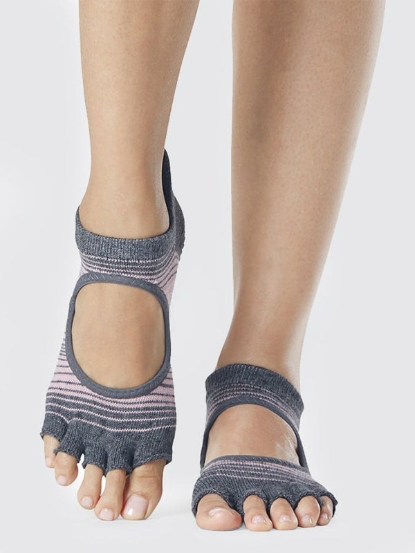 ToeSox Half Toe Bellarina Women's Yoga Grip Socks