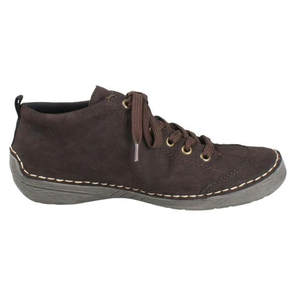Rieker Ladies Rieker Lace-Up Shoes with Zip 52514