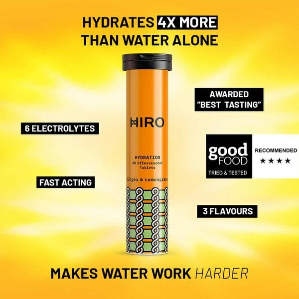 HIRO Hydration - Ginger & Lemongrass Triple Pack