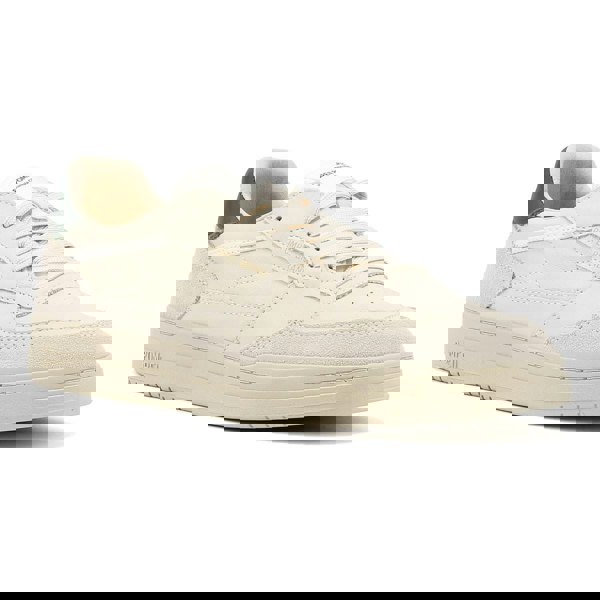 Pompeii Elan Men's Leather Trainers - Ecru/Jasper