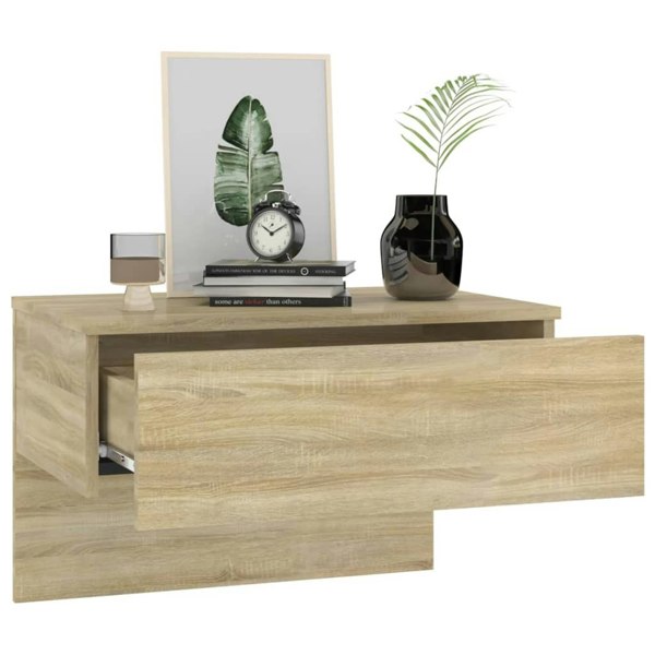 Berkfield Wall-mounted Bedside Cabinets 2 pcs Sonoma Oak