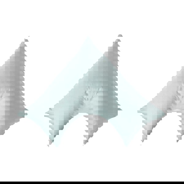 HOMESCAPES Organic 400 TC Egyptian Cotton Sateen V Shaped Pillowcase