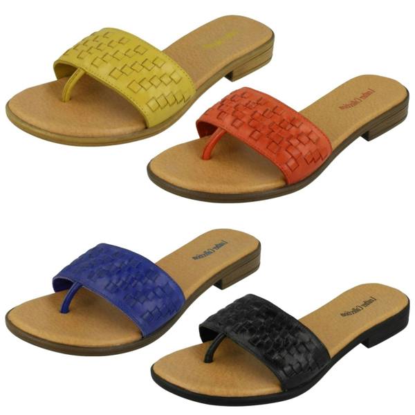 Leather Collection Ladies Leather Collection Sandals