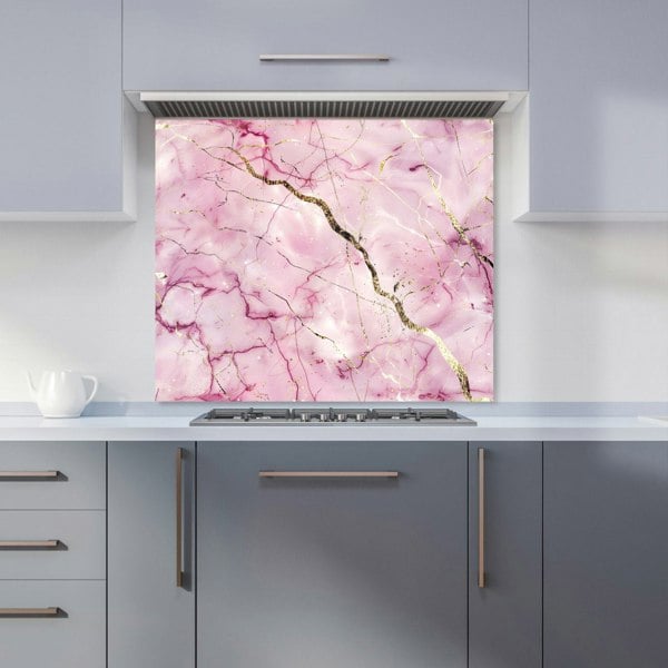 Warren Reed - Designer Polished Rose Marble Effect Kitchen Splashback