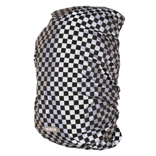 WOWOW Chess Full Reflective Backpack Cover Black 360 Visibility 20-25L