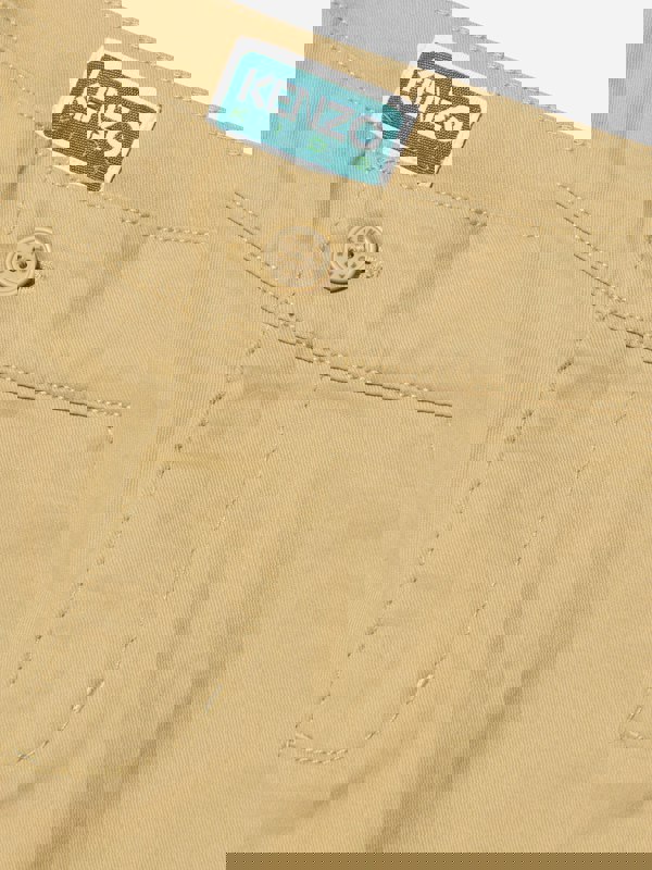 KENZO Kids Loose Fit Trousers in Beige