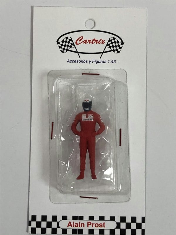 alain prost mclaren 1:43 scale racing figure cartrix ct06