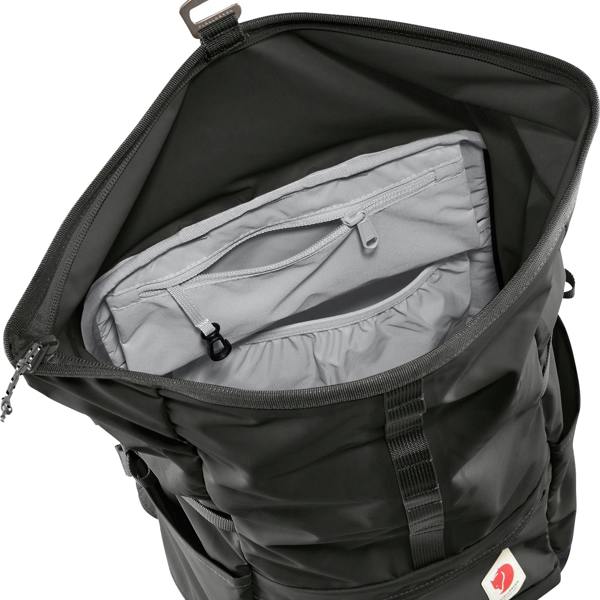 Interior view of Fjallraven High Coast Foldsack 24 for Men in Black