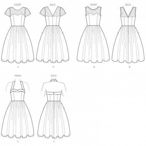 Simplicity Sewing Pattern 8979, Dresses for Women, H5 (6-8-10-12-14) - Intermediate