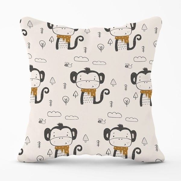 Warren Reed Monkey Forest Cushions