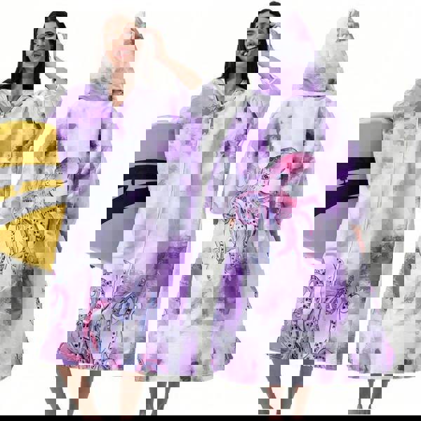 Leaper Zippered Sleeved Adult Hooded Cloak Bath Towel